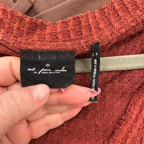 Rust Button-Up Sweater - Picture 2 of 2